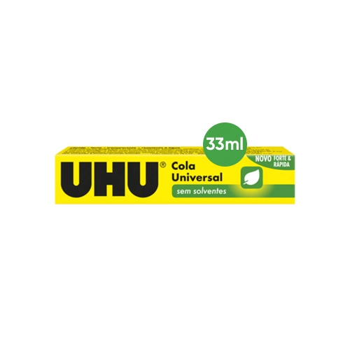 Cola Universal UHU sem solventes 33ml