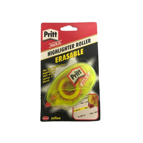 Pritt Roller Marcador Fluorescente Amarelo 6m -1un