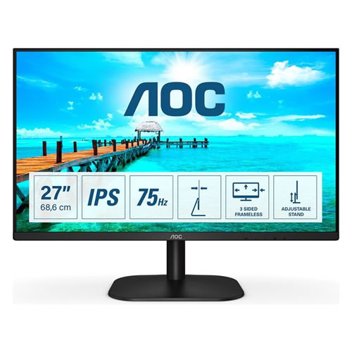 Monitor AOC 27B2H 27P Full HD - Preto