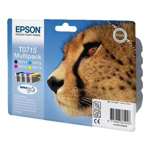 Tinteiro Original Epson T0715 Pack 4 Cores