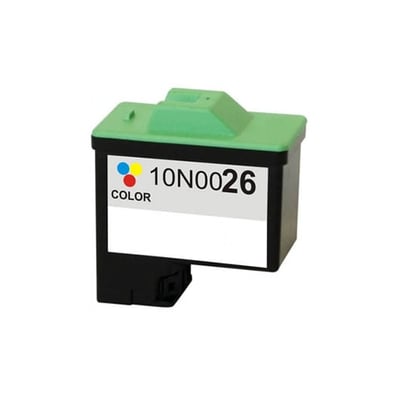 Cartucho de tinta reciclado Lexmark 26 (10N0026) Colores