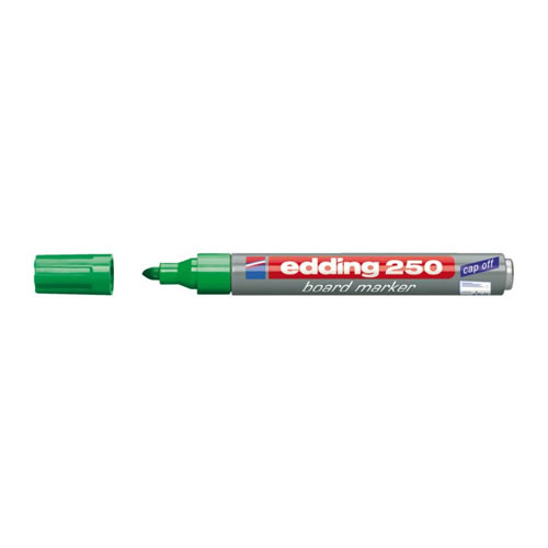 Marcador Grosso Edding 250 Verde Cx 10un