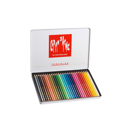 Lápis de Cor Aguarelável Caran D Ache Fancolor 30u
