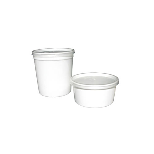 Caixa Alimentar PP Mate Redonda 500ml - 50un