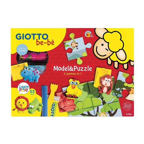 Kit Pasta Modelar Giotto be-bé Model & Puzzle