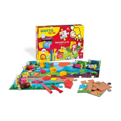 Kit Pasta Modelar Giotto be-bé Model & Puzzle