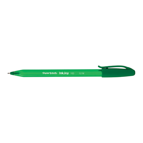 Esferog. InkJoy 100 Cap 1.0mm Verde - Pack 50