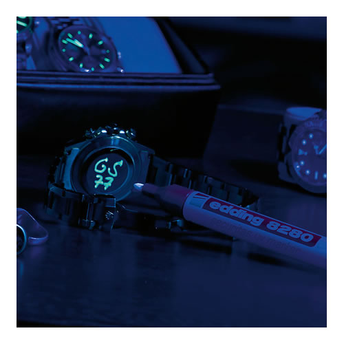 Marcador Edding 8280 Ultra Violeta Cx 10un