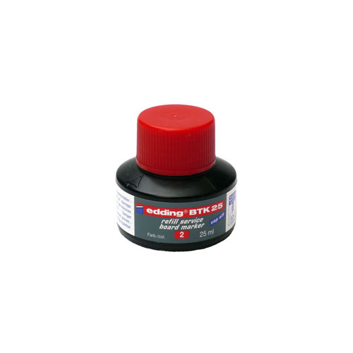 Recarga Marcador Edding BTK25 Vermelho - 25ml
