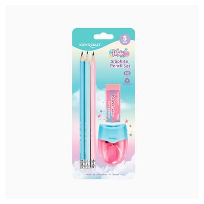 Conjunto de 5 Peças Keyroad Pastel
