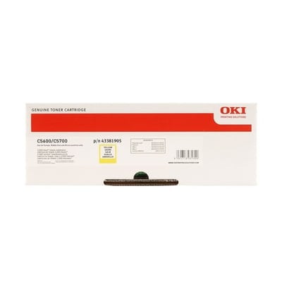 Toner Original OKI C5600/C5700 Amarelo