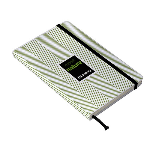 Bloco de Notas Modell A5 com Elástico Liso