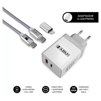 Carregador de parede Subblim Smart Charger PD25W