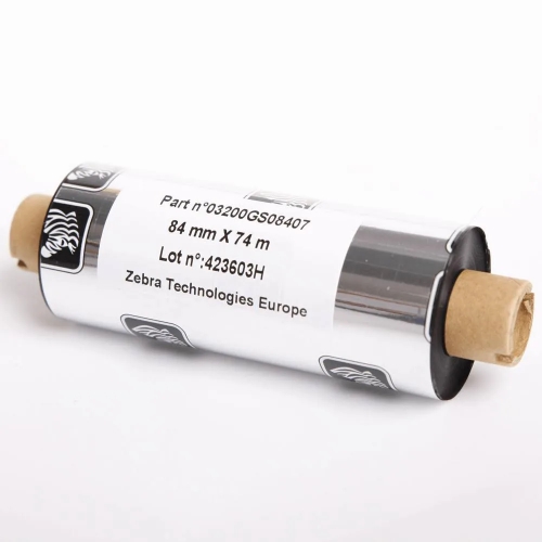 Fita Transf. Térmica Zebra 84mmx74mt - 12 rolos