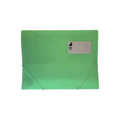 Cubierta con Elásticos A4 3 Solapas Verde