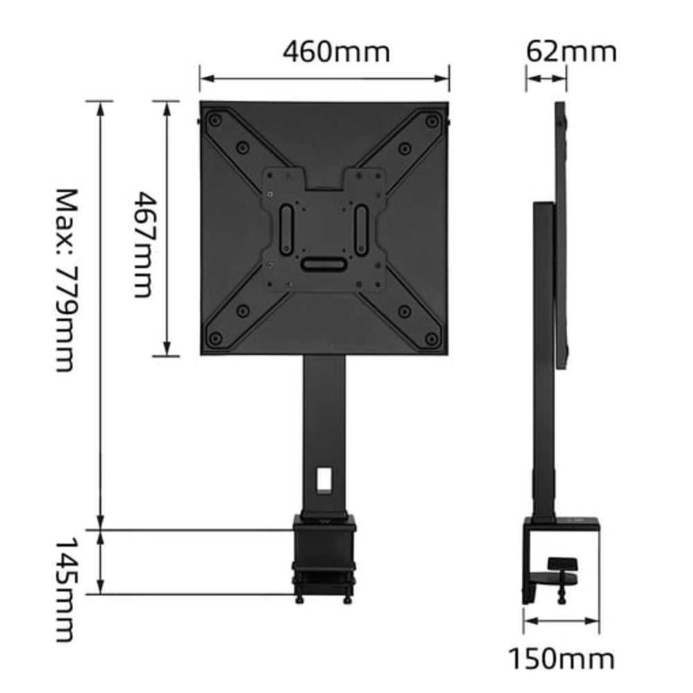 Suporte para TV Ewent - Tvs até 139,7 cm (55")