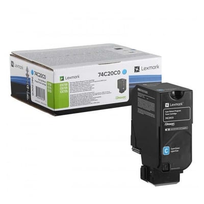Toner Original Lexmark CS720 / CX725 Ciano