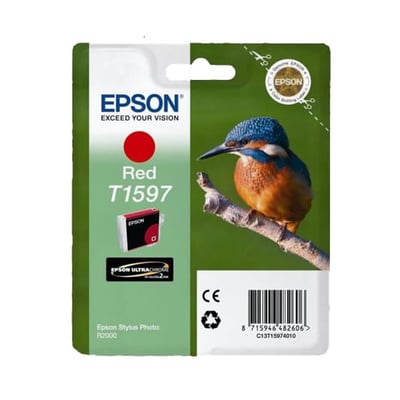 Cartucho de tinta Original Epson T1597 Rojo