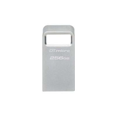Kingston DataTraveler Micro DTMC3G2 256 GB USB Type-A 3.2 Gen 1 (3.1 Gen 1) Prateado