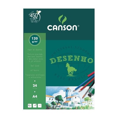 Bloc de Dibujo Canson A4 24 Hojas 120gr