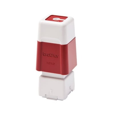 Estrutura Carimbo Brother 12mm x 12mm Vermelho
