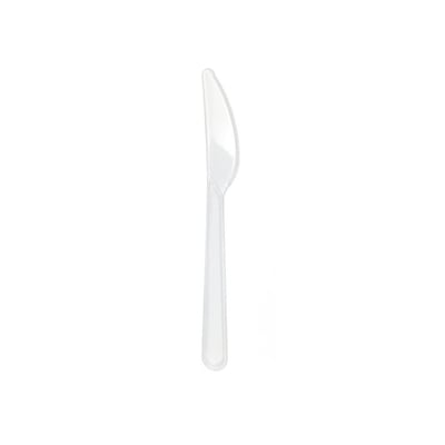 Facas Reutilizáveis 18cm Transparente - 50un
