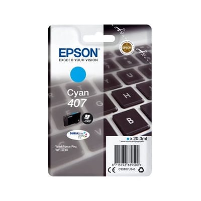 Cartucho de tinta Original Epson 407 Cian