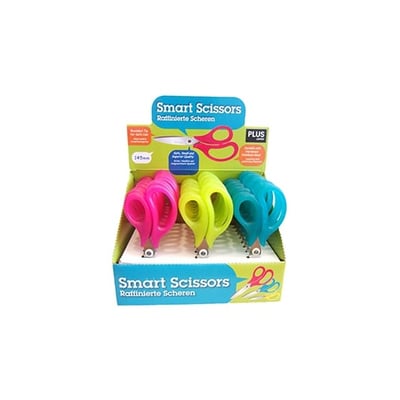 Expositor Tijeras 14,5cm Plus Colores Surtidos 24un