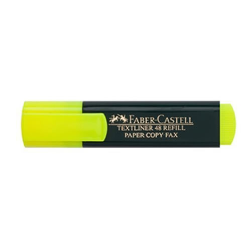 Marcador Faber-Castell Fluorescente Amarelo Cx 10