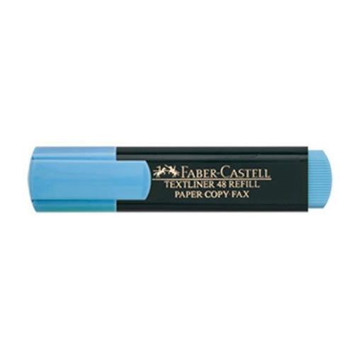 Marcador Faber-Castell Fluorescente Azul Cx 10