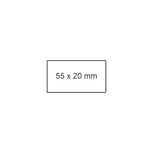 Rolo de Etiquetas Térmicas 55x20mm - 1un