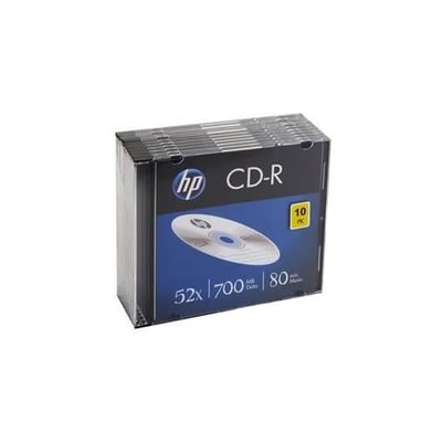 CD-R HP 700Mb 52x 80min Slim Pack 10