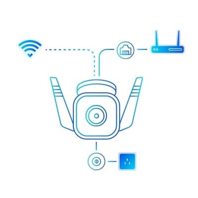 Câmara TP-LINK Tapo TC65 IP Exterior