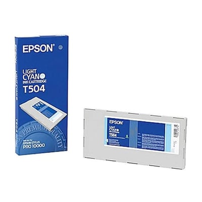 Cartucho de tinta Original Epson T504 Cian claro
