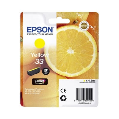 Cartucho de tinta Original Epson 33 Amarillo