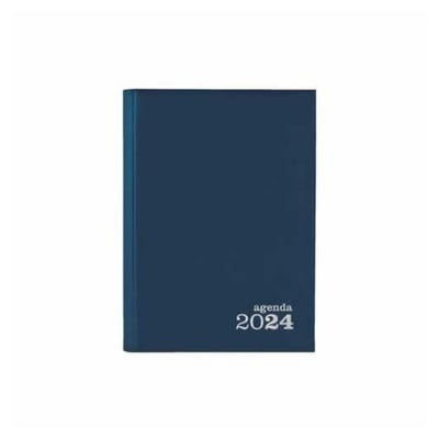 Agenda Diaria 2024 Basic A5 Azul