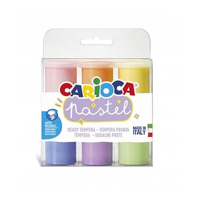 Guache Colores Pastel Témpera 25ml - Pack 6