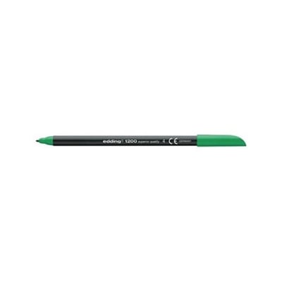 Marcador Medio Edding 1200 Verde Cx 10un