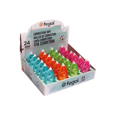 Corretor Fita Fegol 5mmx8mt - Pack 24un