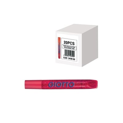 Cola Glitter Glue Roja 10.5ml - Pack 20 un.