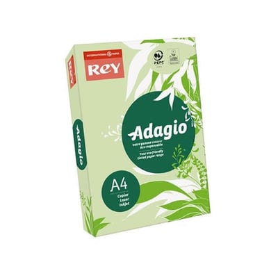 Papel Fotoc. Adagio A4 80gr Verde Esmeralda 1x500f