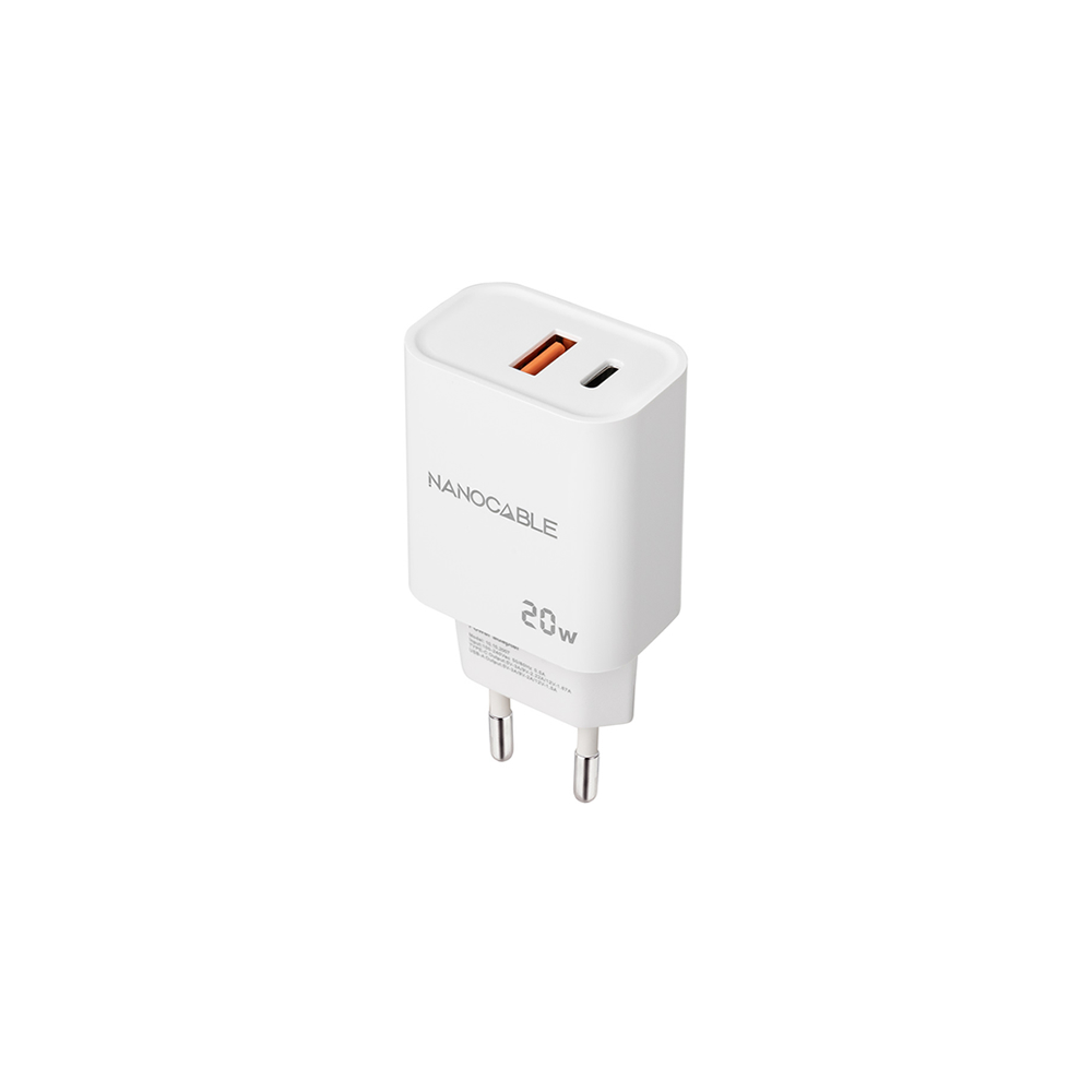 Carregador de Parede USB-C/PD 20W - Cor