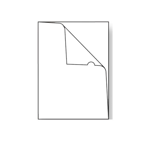 Bolsa Plastico em L A4 Cristal 120mic Pack 25un