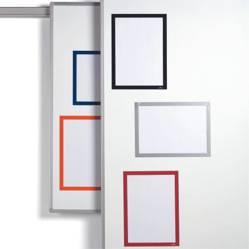 Bolsa Magnética Duraframe A4 Cinza Pack 5un