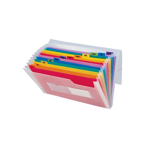 Pasta Classificadora com Fole A5 Transparente