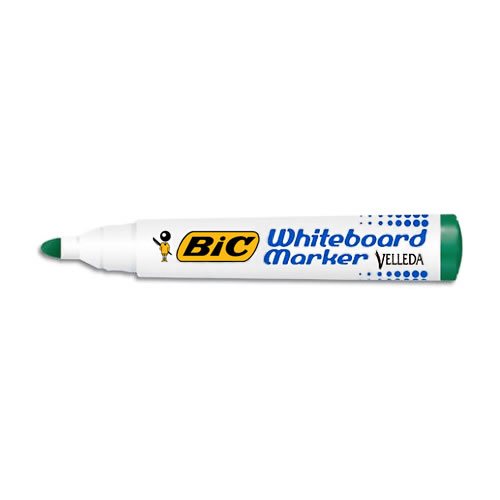 Marcadores BIC Velleda 1701 Pack12 Verde