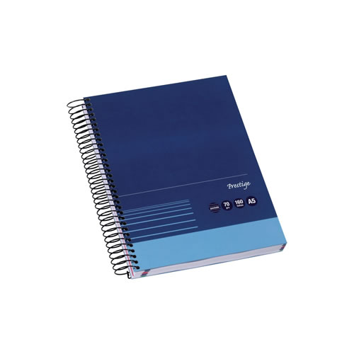 Caderno Espiral capa dura A5 120fls pautado