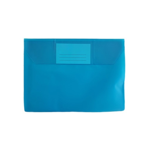 Envelope A5 Pvc Translucido com Visor Azul