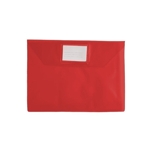 Envelope A4 PVC com Visor Transparente Vermelho