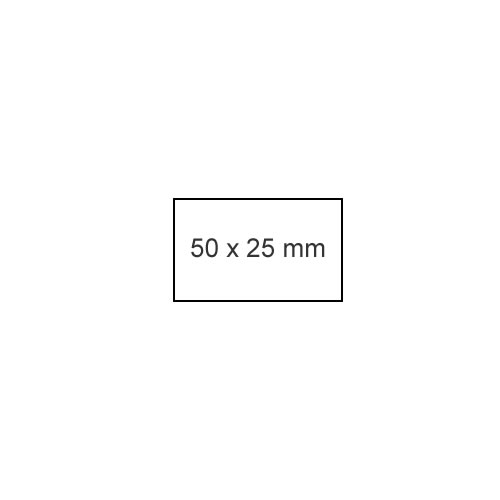Rolo de Etiquetas Térmicas 50x25mm - 1un